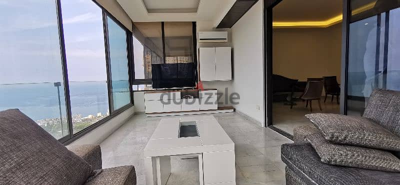 one of the best apartment in sahel alma furnished delux + caryze view 0