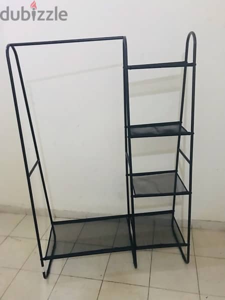 Clothes Rail with shelves 3