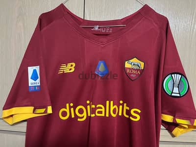 AC roma 2022 home newbalance zaniolo 22  jersey