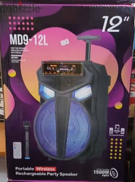 karaoke speaker 12" new in box 0