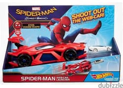 Hot Wheels Marvel Spider-Man Web-Car Launcher