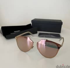 Dior  Pink Reflective Mirrored Sunglasses