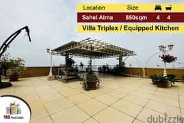 Sahel Alma 850m2 | 2 terrace 150m2 | Villa Triplex|Kitchen Equipped|IV