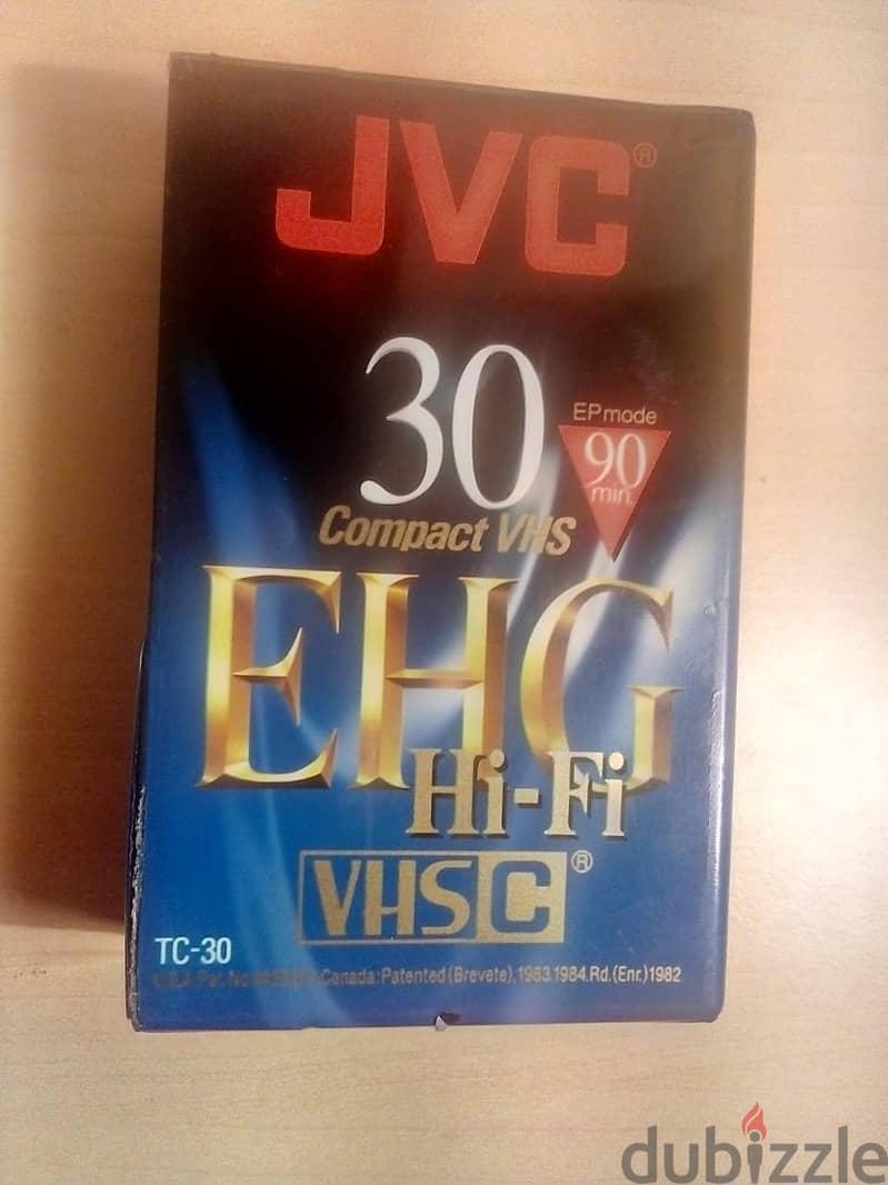 JVC compact vhs 90 min new seales camcorder cassette 1