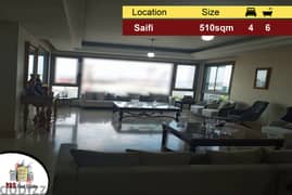 Saifi 510m2 | Super Luxury Apartment | Open Sea View | Ultra Prime Loc