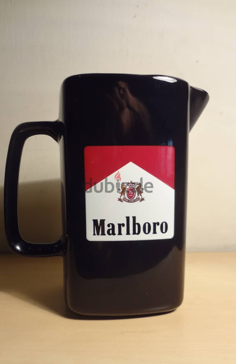 Marlboro rare collectable ceramic water ice jug made in england 0