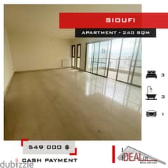 Apartment for sale in sioufi 240 SQM REF#KJ94053