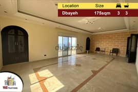 Dbayeh 175m2 | New | View | Kitchen Appliances | Calm Area | 0