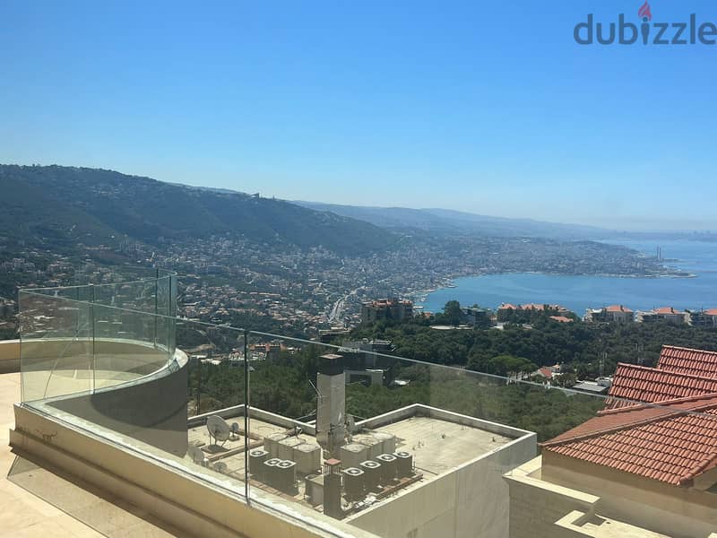 Decorated lux furnished 450m2 apartment+open sea view for sale in Adma 7