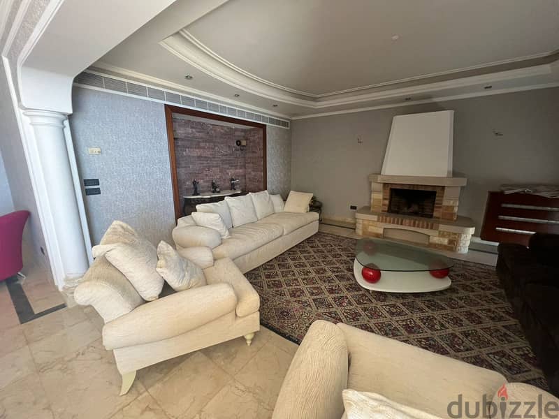 Decorated lux furnished 450m2 apartment+open sea view for sale in Adma 9