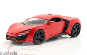 Lycan Hypersport (Fast &Furious 7) diecast car model 1:24.