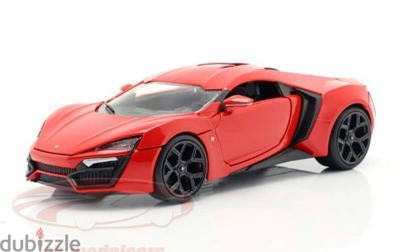 Lycan Hypersport (Fast &Furious 7) diecast car model 1:24. 0