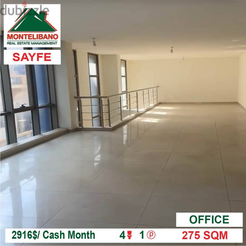 2916$/ Cash Month!! Office for rent in Sayfe!! 1