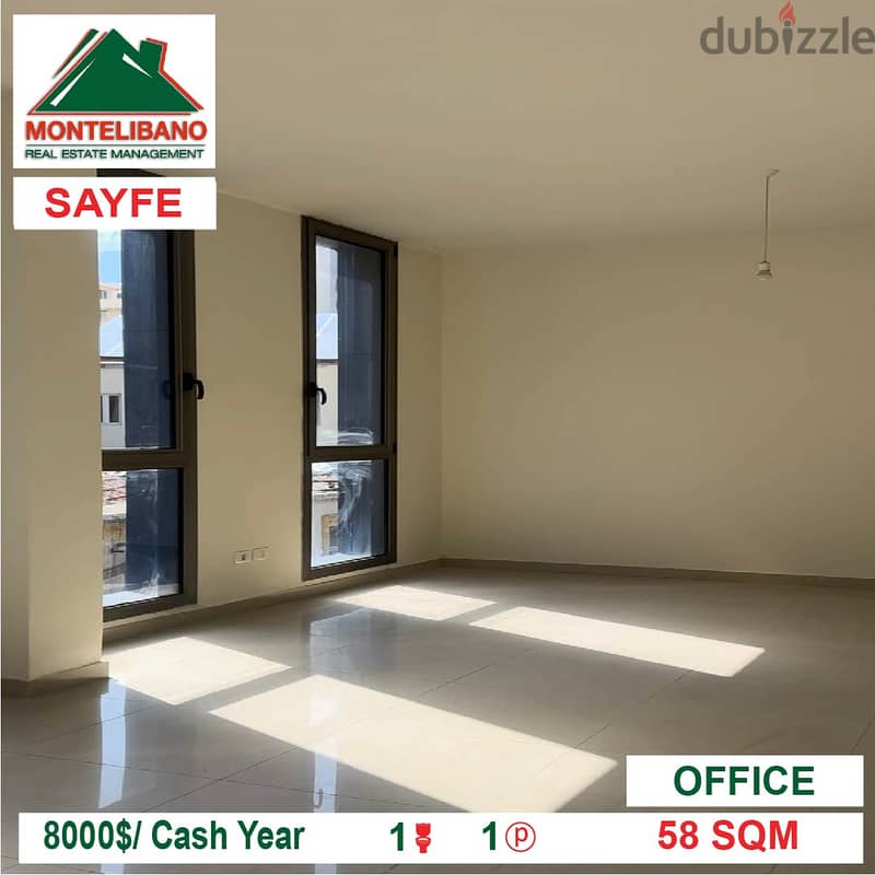 8000$/Cash Year!! Office for rent in Sayfe!!! 0