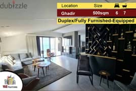 Ghadir 500m2 | 170m2 Terrace/Garden | Duplex | Furnished/Equipped |IV 0