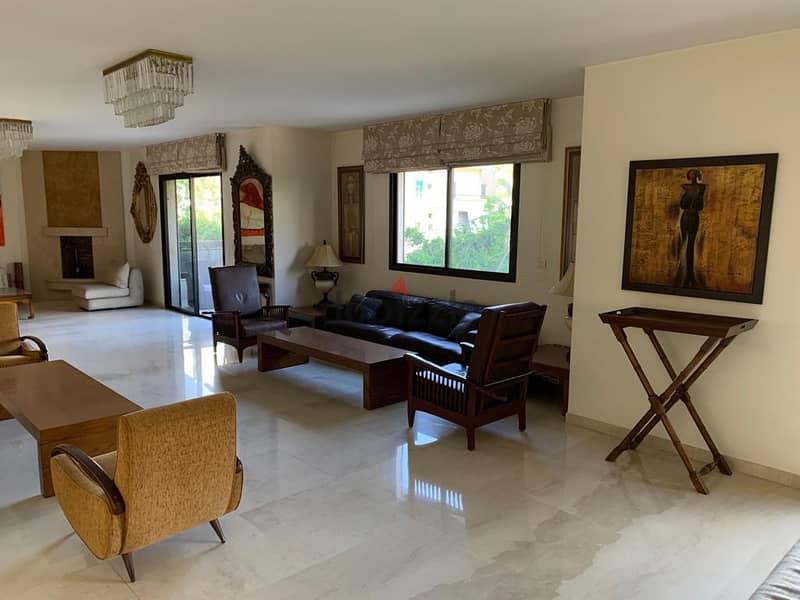L13216-Spacious Furnished Apartment for Rent In Baabda 1