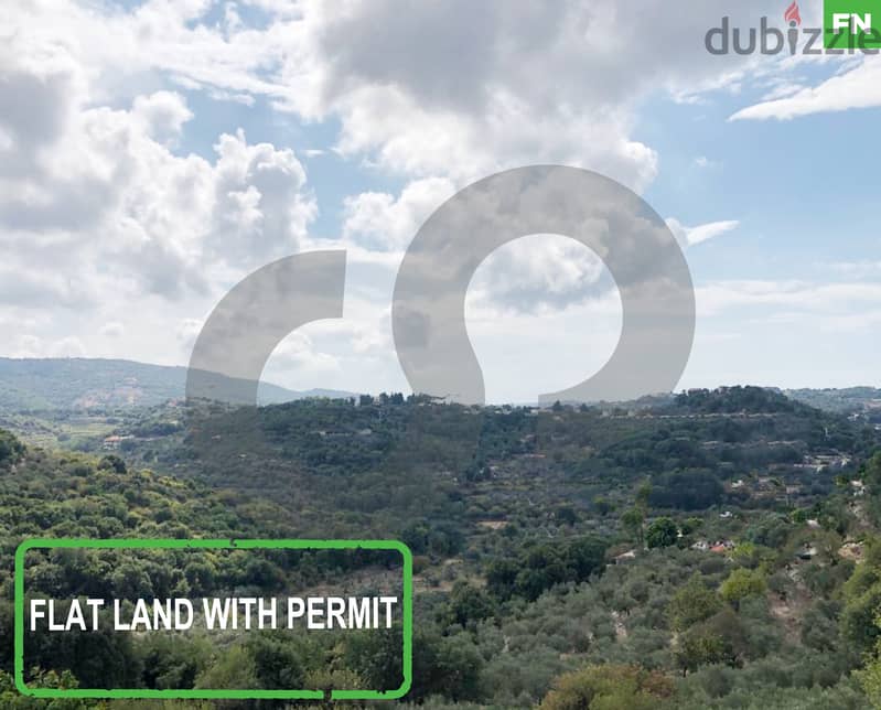 REF#FN96407  A 600 square meter flat land located in Kfifan 0