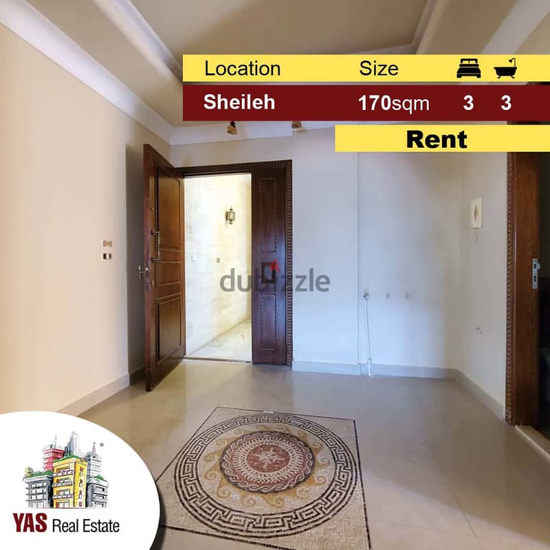 Sheileh 170m2 | Mint Condition | Rent | View | Prime Location | 0