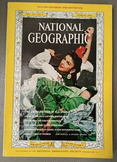 National Geographic, March 1965 with Spain & Portugal Map