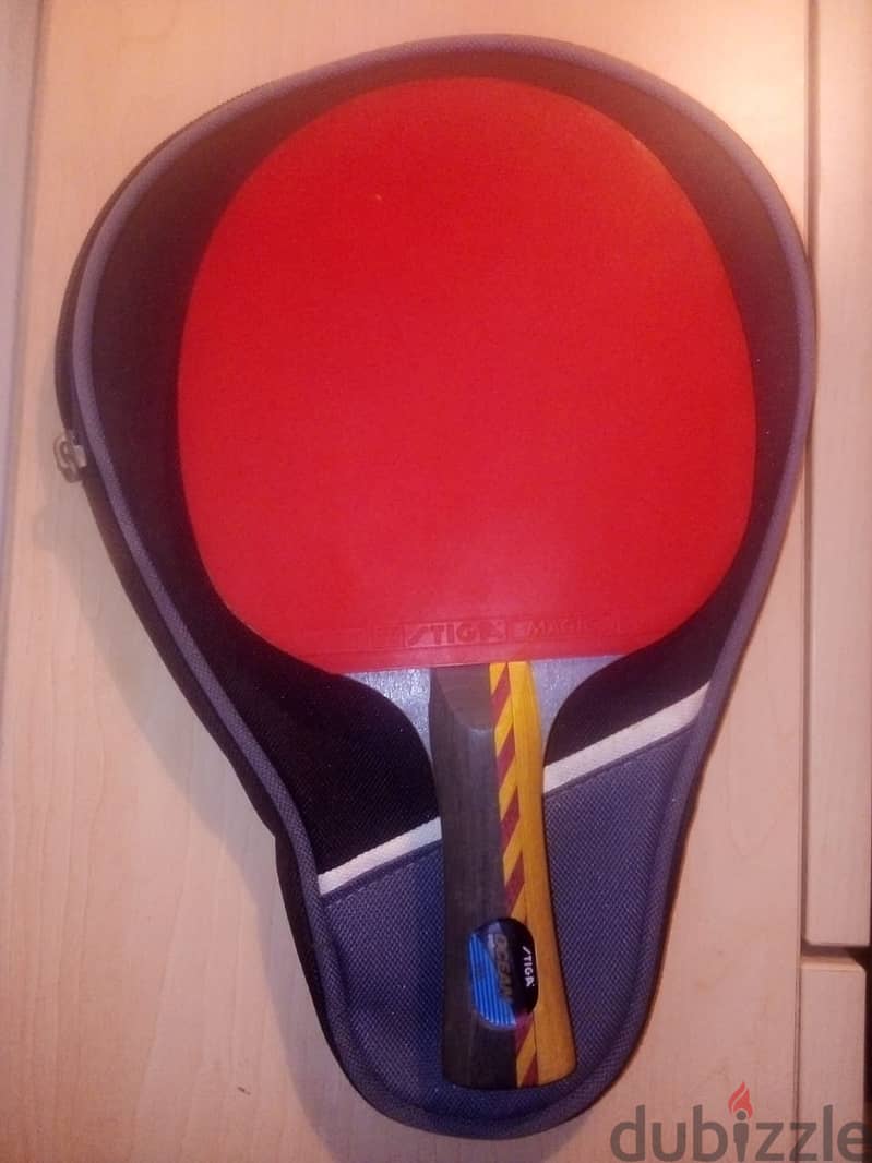 stiga magic wrb ping pong racket plus original stiga bag 0