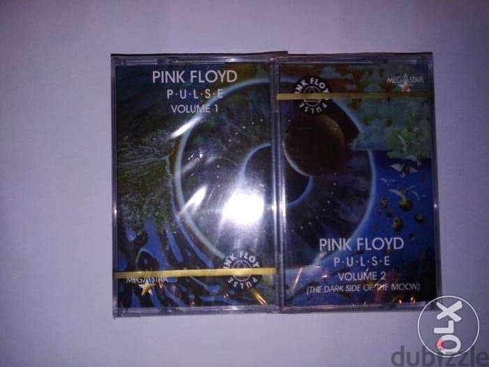 Vintage pink floyd pulse still new sealed double cassettes 0