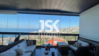 L13288-Apartment for Rent With An Amazing Seaview In Kfarhbeib