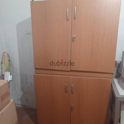 Cupboard with shelf