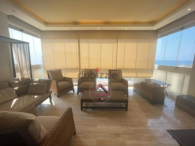 High floor apartment for sale in Ramlet el Bayda with Sea View 1