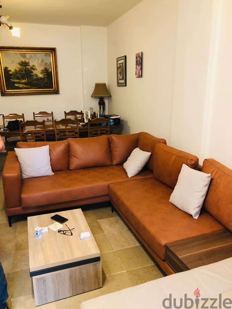Semi furnished 130 m2 apartment for sale in Aoukar ,prime location 5
