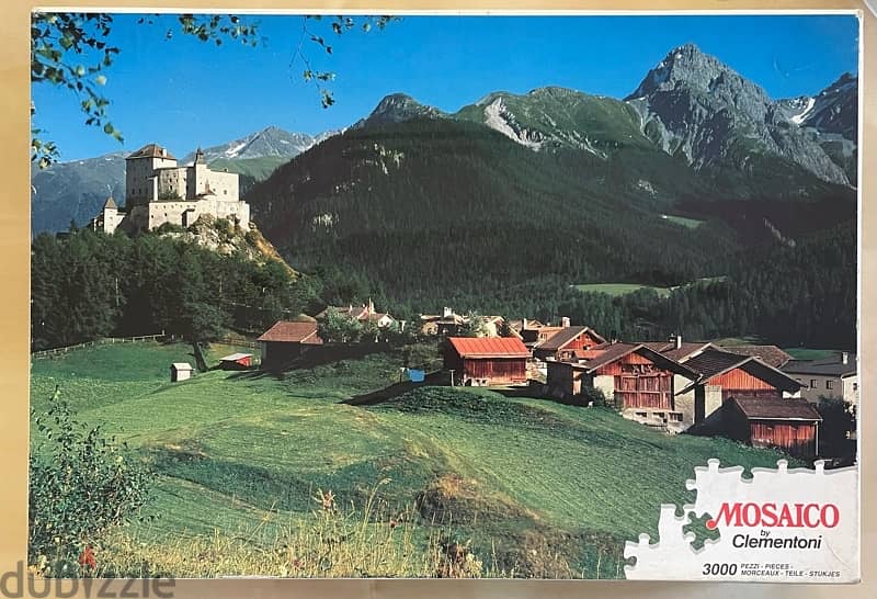 Puzzle 3000 Pcs Chateau d’Engandine Suisse 0