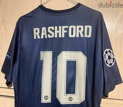 Manchester United 2018 Rashford 10 third adidas jersey