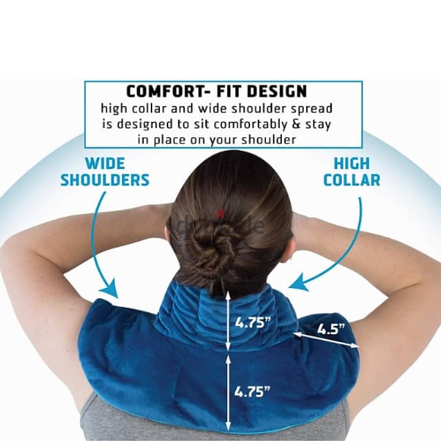 Weighted Neck Wrap, Hot/Cold Pain and Shoulder Relief 4