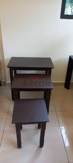 set of 3 tables