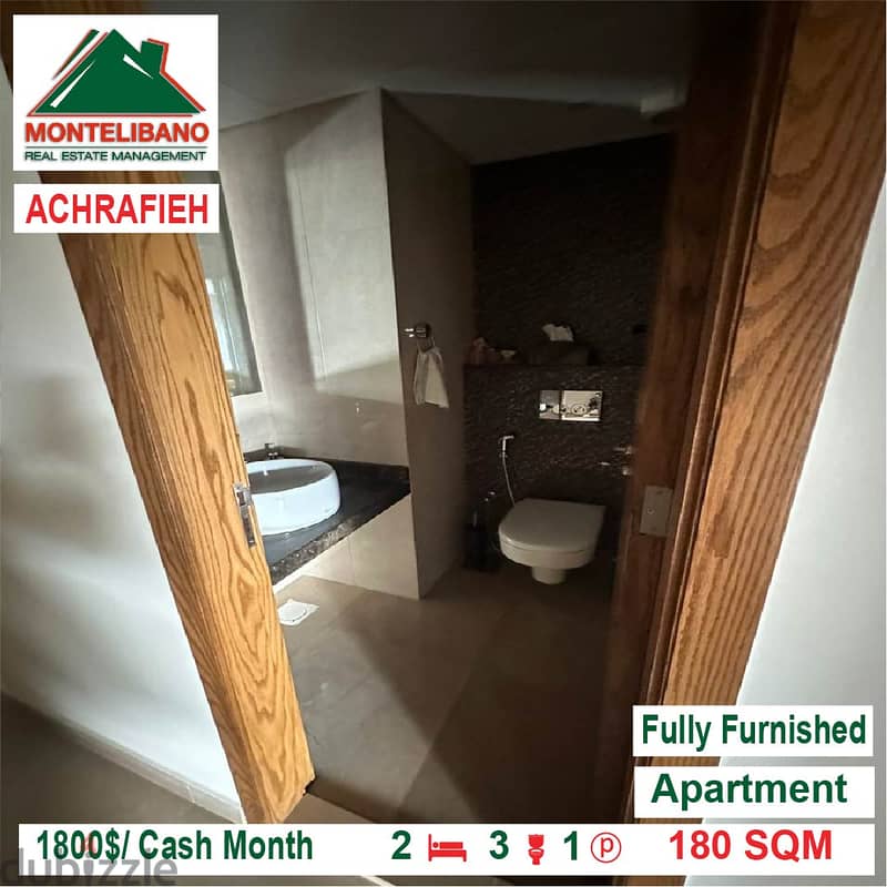 1800$/Cash Month!! Apartment for rent in Achrafieh!! 4