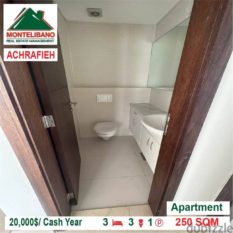 20,000$/Cash Year!! Apartment for rent in Achrafieh!! 3