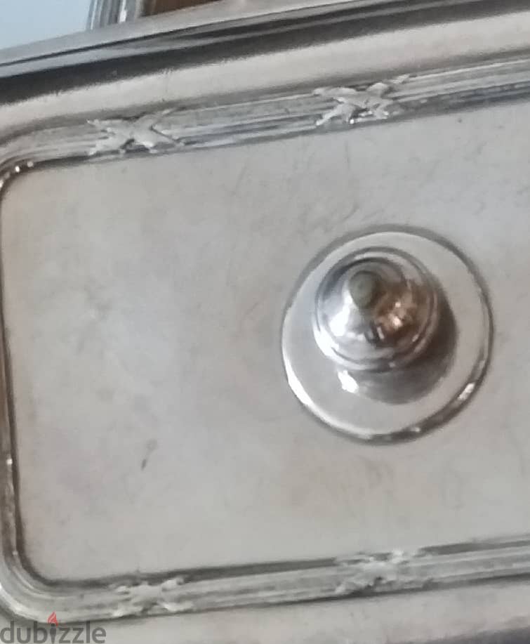 2 vintage silver plates with covers 3