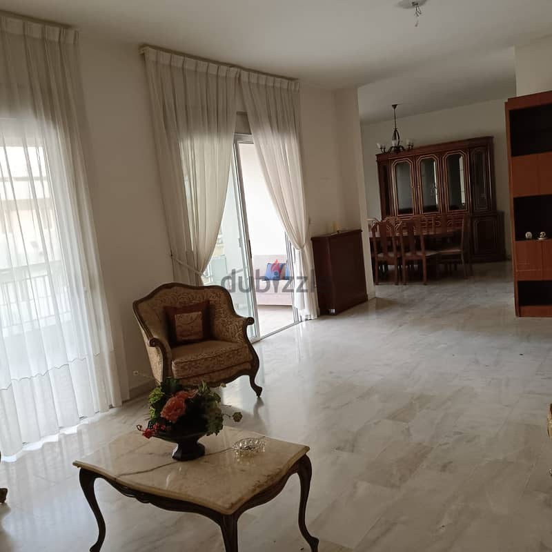 Furnished 200m2 apartment having open view for sale in Naccache 3