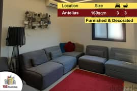 Antelias 160m2 | Open Sea View | Furnished & Decorated | Classy Stre 0