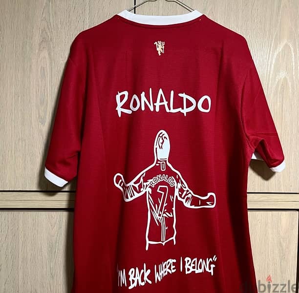 Manchester United Ronaldo CR7 is back limited edition adidas jersey 2
